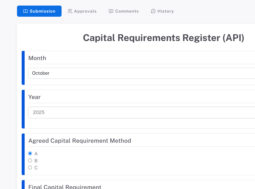 Payments My Compliance Centre Payments My Compliance Centre